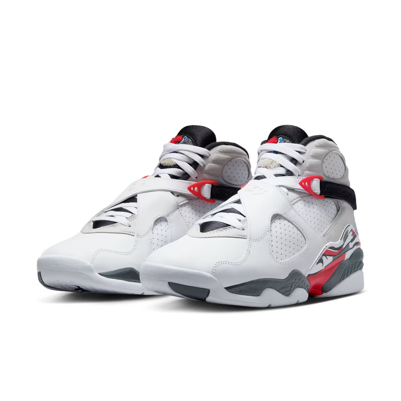 Air Jordan 8 " White and True Red"